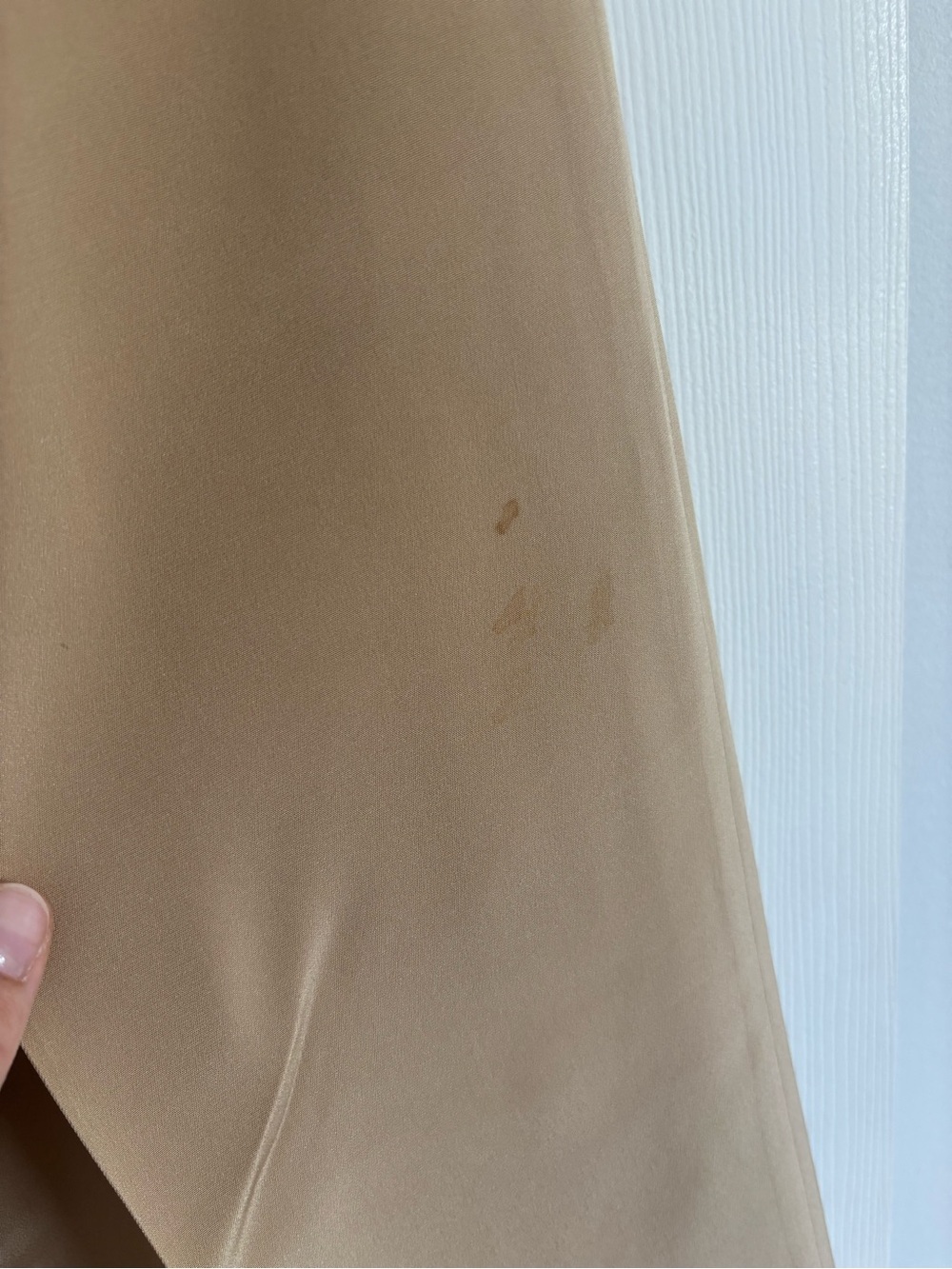 Jones New York Wide-Leg 100% silk Trousers - Camel/Tan - Picture 5 of 7